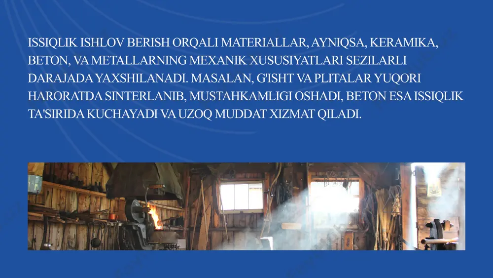 issiqlik bilan ishlov beriladigan qurilish materiallari - Page 4
