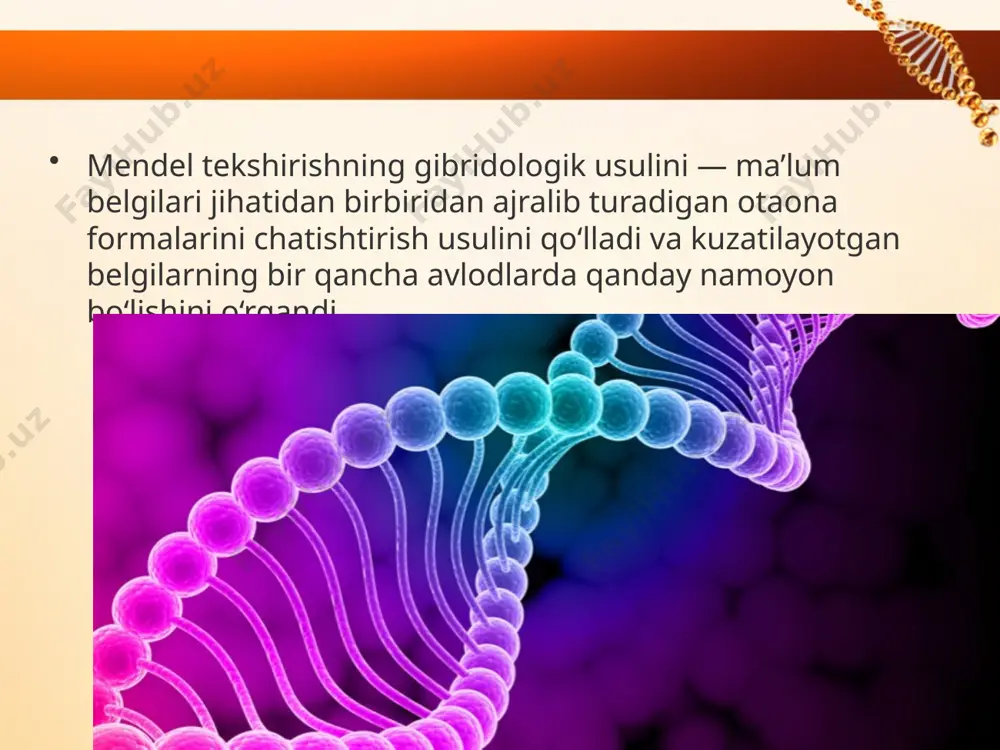 irsiyatni o‘rganishning duragaylash usuli. 9 - sinf - Page 5