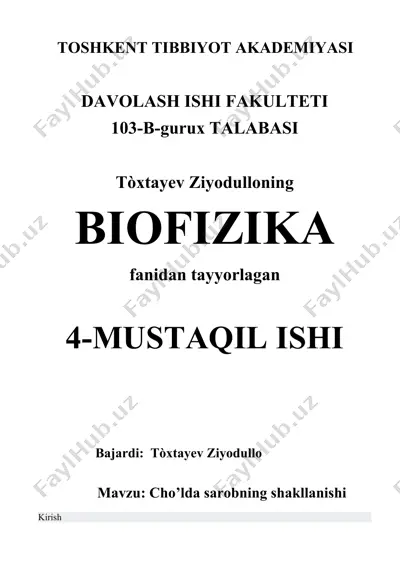 biofizika — DOCX
