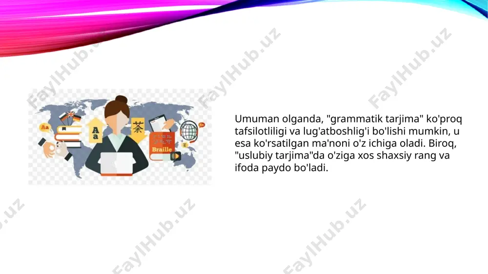 grammatik tarjima va uslubiy tarjima - Page 5
