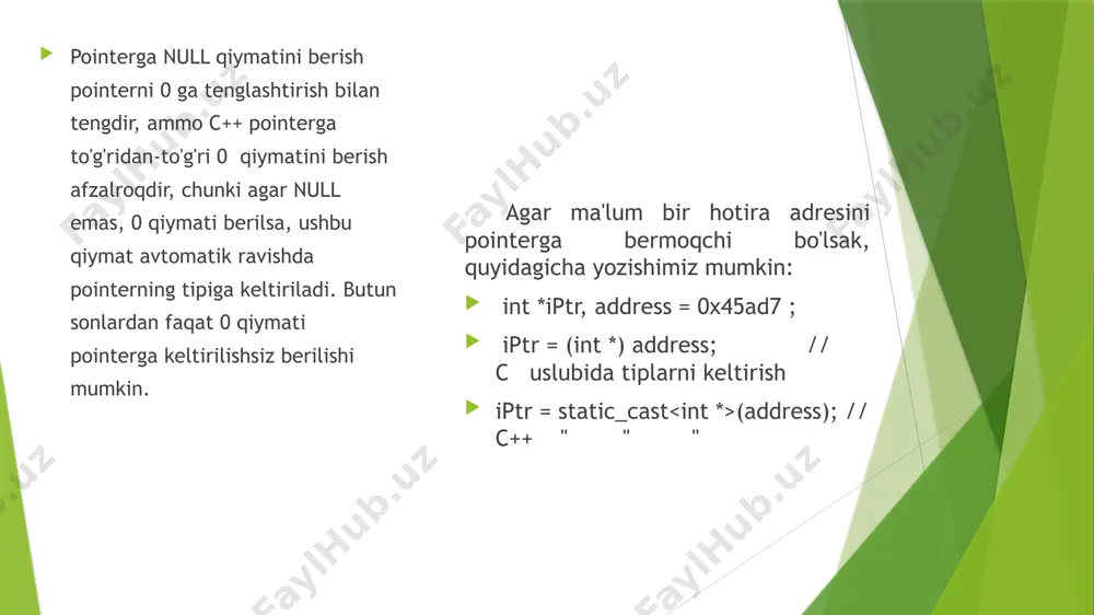 pointer argumentli funksiyalar - Page 5