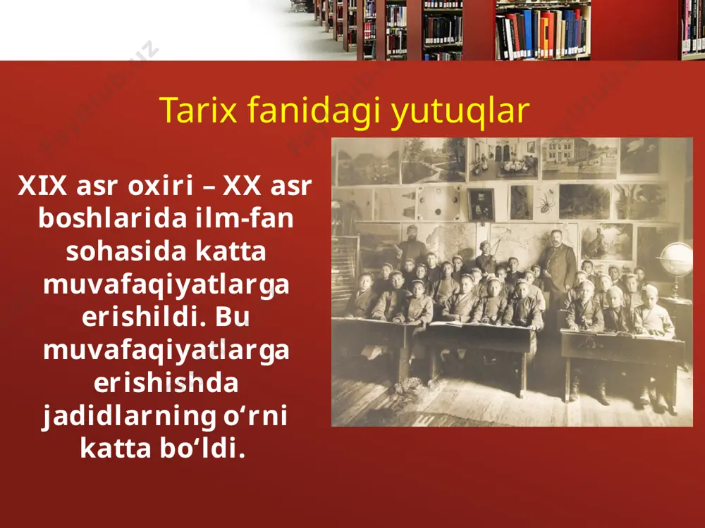 qsadida ilm-fanni rivojlantirishga ham harakat qildi. eng avvalo, 1867-yilda mintaqaning bosh xaritasi tuzib chiqildi. faqat xix asrning 90-yillarida va xx asr boshlarida o‘rta osiyoning tabiiy boyliklarini o‘zlashtirish bilan bog‘liq bo‘lgan tadqiqot ishlari avj oldi. mashhur rus zoologi va sayyohi n. a. seversev pomir tog‘ tizimini o‘rganib chiqdi. u sayohati davomi­da botanikaga va minerallarga oid namunalar to‘pladi. n. a. seversev p. p. semyonov-tyanshanskiy tyanshan tog‘ tizimini o‘rganib, muzlik, vulqonlar haqida qiziqarli ma’lumotlar to‘pladi. a.p. fedchenko farg‘ona vodiysi va oloyni, shuningdek, zarafshon vodiysi bilan qizilqumni ham tekshirib chiqdi. a.p. fedchenko adabiyot bu davrda bir qator adabiyot namoyandalari yetishib chiqdi. shulardan biri o‘zbek demokratik shoiri ubaydulla solih o‘g‘li zavqiy bo‘lib, u bitgan satirik she’rlarida hukmdorlar va ruhoniylar xatti-harakatlari tanqid qilinadi. zavqiy sharq adabiyoti uchun an’anaviy bo‘lgan janr she’riyat edi. turkistonda she’riyatning shakl va mazmuni bir-biridan farqlanuvchi va ba’zan bir-biriga zid bo‘lgan so‘fiylik va tanqidiy-realistik oqim mavjud edi. shoirlar va yozuvchilar o‘z ijodlarida xalq …