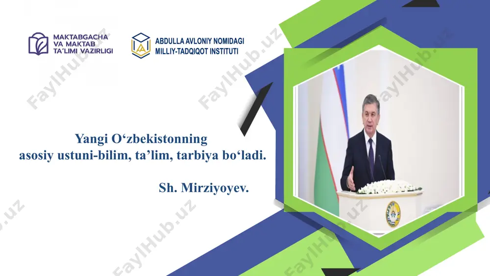 beradi. muammo yuzasidan xorijiy tajribaning o‘rganilganligi yaponiya pedagoglar orasida ko‘p rivojlanish tizimi, professional o‘sish klublari, tartib-intizom va an’anaviy yondashuvda raqobat. yaponiya pedagoglari o‘zlarining tarbiyasi va kamtarligi orqali o‘zaro do‘stona raqobatlashishadi finlandiya finlandiyadagi maktablar hech qanday tartibda joylashmagan maktablar, mintaqalar, o‘qituvchilar va hatto talabalar o‘rtasida taqqoslashlar mavjud emas. ular raqobat emas, aynan hamkorlik muvaffaqiyat kaliti, deb hisoblaydi. maktablararo muntazam uchrashuvlar va tadbirlar tashkil etilib, ularda o‘qituvchilar o‘zaro tajriba almashishlari, muhokama qilishlari va yangi usullarini birgalikda ishlab chiqishlari mumkin. singapur taklif. 1. yangi g‘oyalarni qo‘llab-quvvatlash va hayotga tadbiq etish. 2. ta’lim muassasalariga rahbarlarni tayinlash jarayonlarida o‘zi yashab turgan hududdan uzoqroqqa qo‘yish o‘sha jamoadagi sog‘lom muhitni, sog‘lom raqobatni ta’minlaydi. qiyosiy tahlil etilganligi o‘zbekistonda 1. doimiy va an’anaviy qarashlar va bir xillik ko‘p kuzatilishini oldini olish maqsadida. yangi yondashuvlar va innovatsion g‘oyalarga katta e’tibor qaratilmoqda 2. ba’zi hollarda qarindosh-urug‘chilik, qo‘ni-qo‘shnichilik va tanish-bilishchilik oqibatida adolatsiz boshqaruv holatlariga yo‘l qo‘yilishi mumkin. xorijda 1. fransiyada davlat maktab …