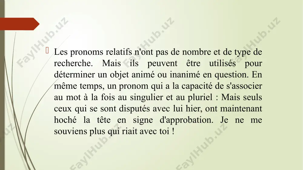 les pronoms relatifs - Page 4