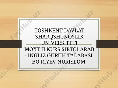 zardushtiylikning vujudga kelishi — PPTX