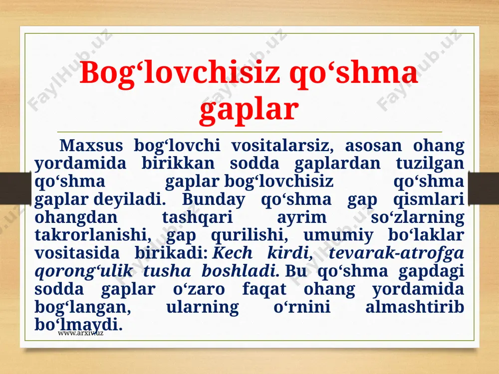 qo‘shma gap haqida umumiy ma’lumot - Page 5