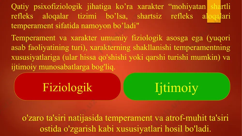 radi quyidagi qobiliyat turlari ajratilgan: badiiy (adabiyot, rassomlik, musiqa va boshqalar sohasida) intellektual (tahlil qilish qobiliyati, mantiqiy fikrlash) akademik (o'qitilishi mumkin) ijodiy (yangi narsa yaratish qobiliyati) ijtimoiy (etakchilik) kasbiy bilim va ko‘nikmalar egallandimi yoki yo‘qmi, imkoniyat ro‘yobga chiqdimi yoki ushalmagan orzu sifatida qolib ketdimi — bularning barchasi ko‘pgina omillarga va sharoitlarga bog‘liqdir. masalan, atrof-muhitdagi odamlar (oila, maktab, mehnat jamoasi a'zolari, jamoatchilik) shaxsning u yoki bu bilim hamda ko‘nikmalarni egallashga manfaatdorligi, o‘qish, o‘rga-tishga munosabati, ularni tashkil qilish va mustahkamlashga nisba-tan mas'uliyat his qilish kabilarning barchasi — imkoniyatning ro‘yobga chiqarish, uning voqyelikka aylantirishning kafolatidir. psixologiyaning metodologik asosining ko‘rsatishicha, qobiliyatlar — imkoniyatlar tizimidan tashkil topgan bo‘lib, u yoki bu faoliyatidagi za-ruriy mahorat darajasi haqiqat hisoblanadi. albert enshteyn o`rta maktabda o`qib yurganida o`rtacha o`quvchilardan bo`lib, uning genialligini namoyon qiluvchi hech narsa bo`lmagan. namoyon bo`ladi. bu tushunchadan bugungi kunda ham foydalaniladi. qobiliyatlar bilimlar, ko`nikmalarda emas, balki ularni egallash dinamikasida ya`ni bilim va ko`nikmalarni sharoiti tezligi …