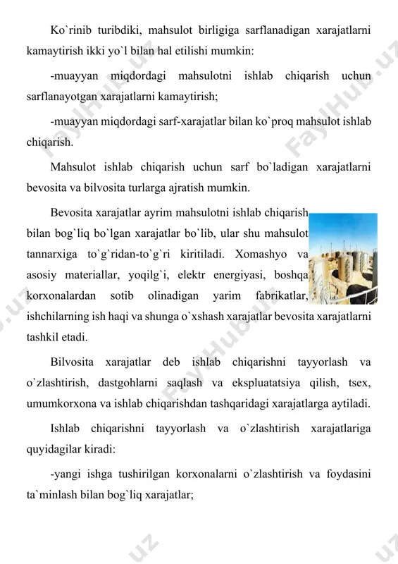 ushgan pul mablag`larini daromadlar deb ataladi. korxonaning jami daromadi asosiy faoliyatdan va asosiy bo`lmagan faoliyatdan olingan daromadlar yig`indisidan iboratdir. asosiy faoliyatdan olingan daromadlarga mahsulotlarni, ishlarni, xizmatlarni, tovar-moddiy zahiralar va boshqa aktivlarni sotishdan olingan tushumlar kiradi. daromadlarning ikkinchi turi, ya`ni asosiy bo`lmagan faoliyatdan olingan daromadlarga quyidagilar kiradi: -qimmatli qog`ozlarni qayta baholash natijasida hosil bo`lgan daromadlar; -foizlar, dividentlar va ijara haqi ko`rinishdagi daromadlar. korxona daromadining bir qismi mahsulotni ishlab chiqarish va sotish bilan bog`liq bo`lgan xarajatlarni qoplaydi, qolgan qismi korxonaning sof daromadi yoki foydasini tashkil etadi. mahsulotni sotishdan olgan tushumdan ishlab chiqarish xarajatlarini chegirib tashlagandan paydo bo`ladigan farq mahsulot sotishdan olingan yalpi foyda deb yuritiladi. mazkur ko`rsatkich, ya`ni yalpi foydadan sotish xarajatlari, ma`muriy xarajatlar va boshqa operatsion xarajatlarni ayrib tashlash yo`li bilan asosiy faoliyatdan olingan foyda aniqlanadi. korxona tomonidan boshqa xo`jalik yurituvchi sub`ektlardan olingan dividentlar, berilgan qarzlar uchun foizlar, mol-mulkni ijaraga berishdan olingan daromadlar va moliyaviy faoliyat bilan bog`liq bo`lgan boshqa daromadlar …