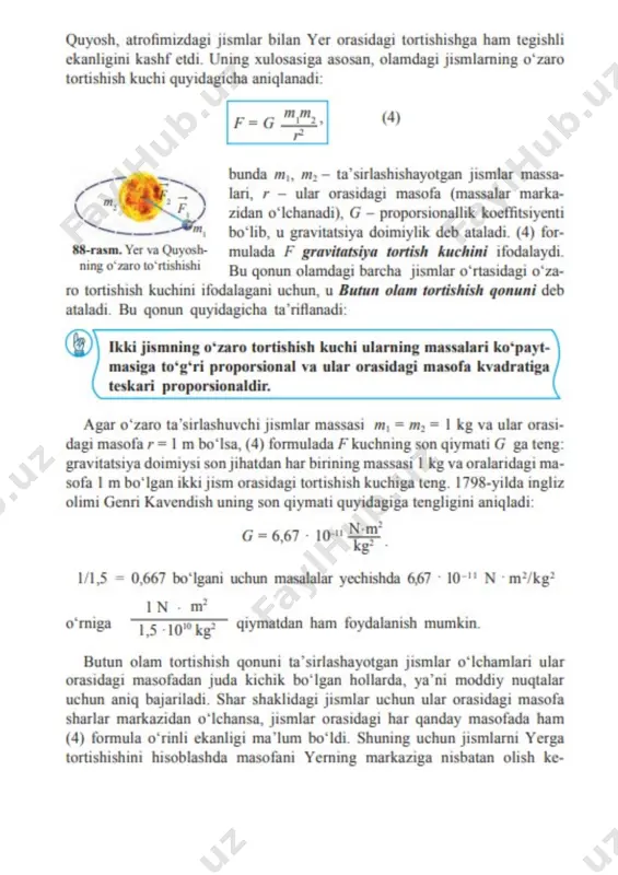 kuch. butun olam tortishish qonuni. - Page 5
