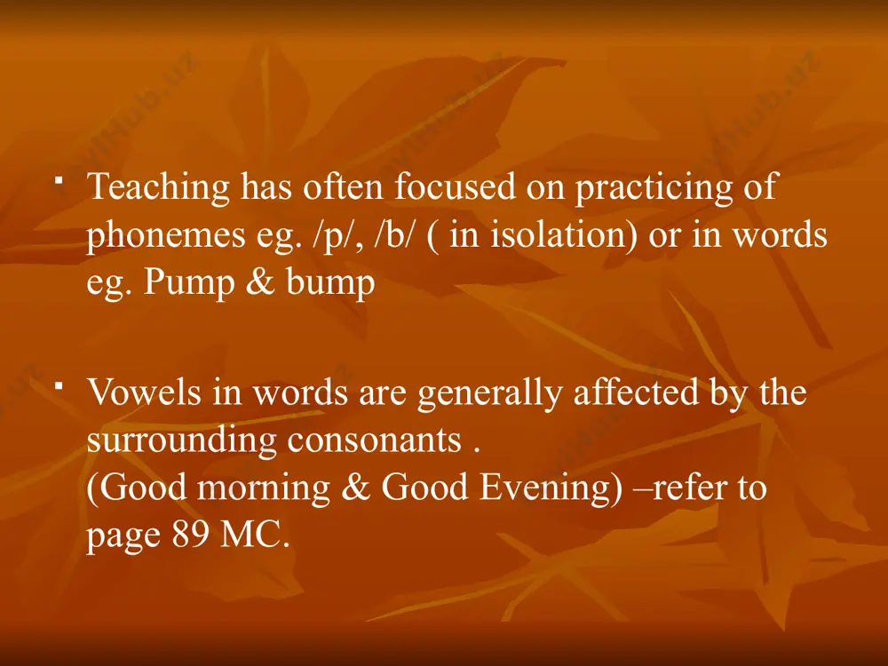 s ordinary conversation ii) stress-timed l :- --stress timing --syllable-timing --e.g : the word “extraordinary”, “mother”, etc. prominence : - syllables which stand out in the flow of talk because speaker has uttered them with greater intensity or duration or pitch duration. sentence stress is also called ‘tonic’. e.g : ja pan ese, or japan εsε, never japanese. good example : 4.16 word-stress prominence the knowledge about syllables that may be prominent is useful. in context –primary & secondary stress is important. e.g : when i was in college, i had many japanese friends. placing of prominence e.g : 4.17, 4.18 & 4.19 interactive choice is important. when we consider prominence in discourse, we are considering the extent to which speakers & listeners’ worlds converge. e.g: 4.21 ( i can take you right to the door if you wish). --the emphasis on to instead of door. e.g: in islam, one …