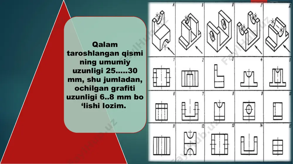 davlat standartlari. òzdst 2.301-96-2.304-97. formatlar. masshtablar. chiziq turlari. - Page 5