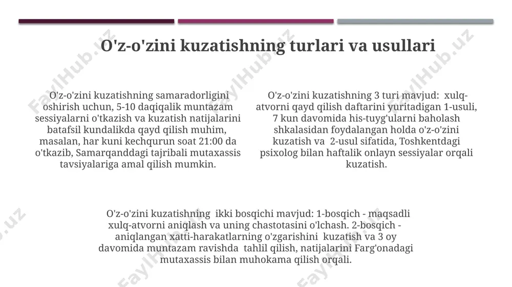 o'z-o'zini kuzatish metodi - Page 4