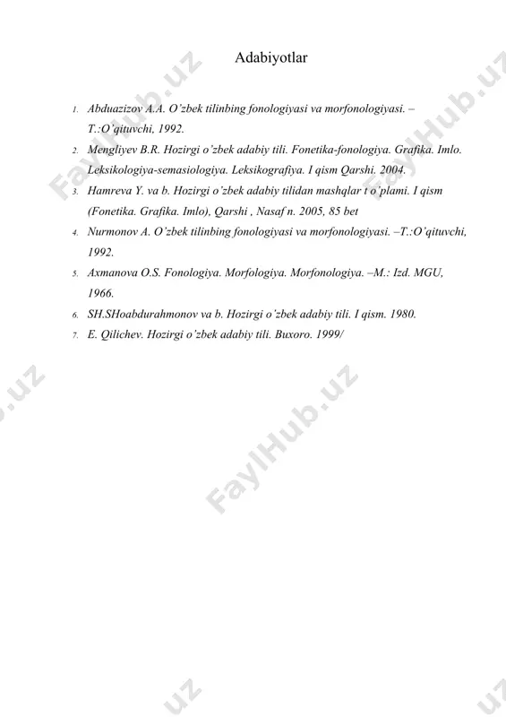 unli va undosh fonemalar paradigmasi - Page 5