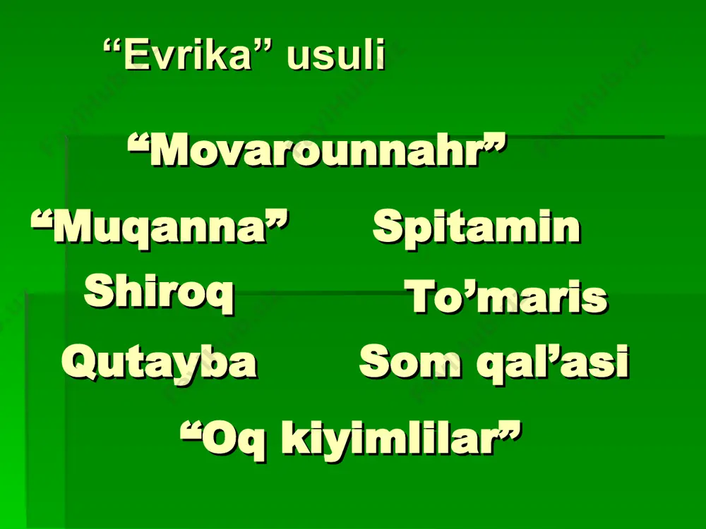 ahramonligidan o’rnak olayotir. chunki u yurtboshimiz iborasi bilan aytganda “g’anim oldida bosh egmadi, tiz cho’kmadi”. darsni yakunlash. uyga vazifa 112 – betdagi mustaqil ishni bajarish xayr, sog’ bo’ling.