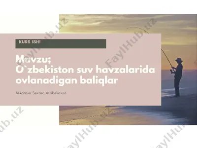 baliqlar — PPTX
