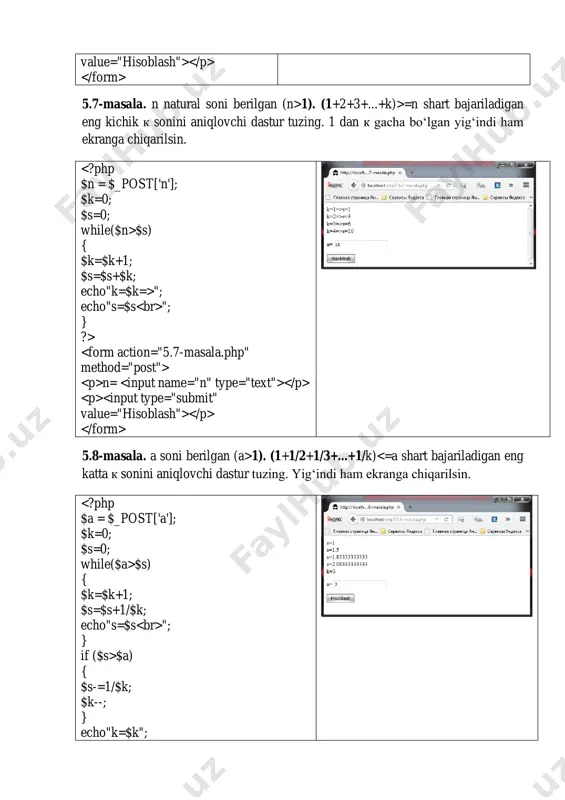 takrorlanuvchi while оperатоri tadbiqi - Page 4