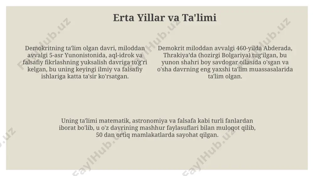 demakrit hayoti va ijodi - Page 4