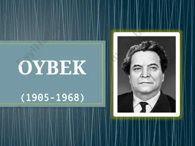 oybek. fanorchi ota — PPTX