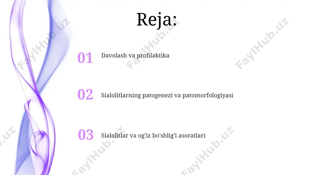 gan qismi sialolitiaz asoratlari tufayli o'zgaradi, bu esa moskva hududida o'tkazilgan tadqiqotlarga ko'ra, stomatitning 3-toifali rivojlanishi xavfini oshiradi. sialolitiaz tufayli og'iz bo'shlig'ida 10 dan ortiq bakteriyalar ko'payishi mumkin, bu esa qozog'istonning janubiy hududlarida uchraydigan og'iz shilliq qavatining o'ziga xos shikastlanishiga olib kelishi mumkin. profilaktika choralari суюқлик истеъмолини кунига камида 1,5-2 литр миқдорида ошириш, айниқса, сув, наманган вилоятидаги мутахассислар тавсиясига кўра туз ва шакар миқдори кам бўлган ичимликларга афзалият бериш тупук безлари тошларини олдини олишда муҳимдир. мева ва сабзавотларни мунтазам истеъмол қилиш, хусусан, 1 кунда 5 порциядан кам бўлмаган миқдорда, самарқанд шаҳри диетологларининг тавсиясига кўра, тупук безларининг секрециясини яхшилайди ва тошларнинг пайдо бўлишига тўсқинлик қилади. sialolitlarning asoratlari sialolitlarning 20-30% hollarda yuqori jag' suyagining submandibular bezlarida, 10% hollarda esa til osti bezlarida hosil bo'lishi kuzatiladi, bu esa og'iz bo'shlig'ining infektsiyasi va yallig'lanishiga, masalan, stomatitga olib kelishi mumkin. katta o'lchamdagi sialolitlar (5 mm dan katta) og'iz bo'shlig'ining anatomik tuzilmalariga, xususan, wharton yo'liga bosim …