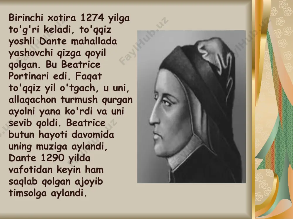 hamidova fotimaxonning jahon adabiyotidan tayyorlagan taqdimoti - Page 5