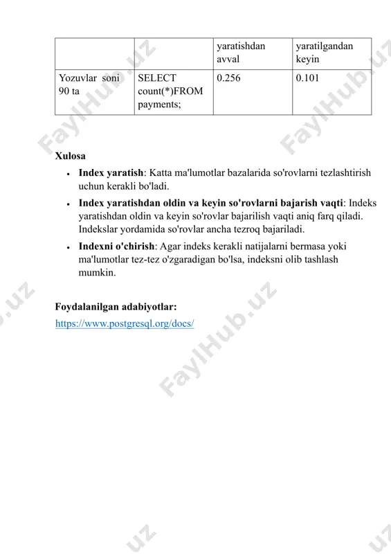 mysql ma'lumotlar bazasida index yaratish - Page 5