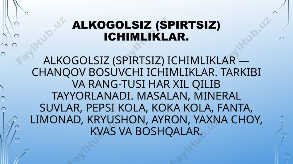 alkogolsiz ichimliklar ishlab chiqarishda biotexnalogiya - Page 4