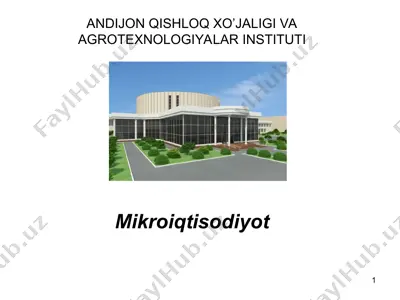 talab va taklif tahlili asoslari — PPT