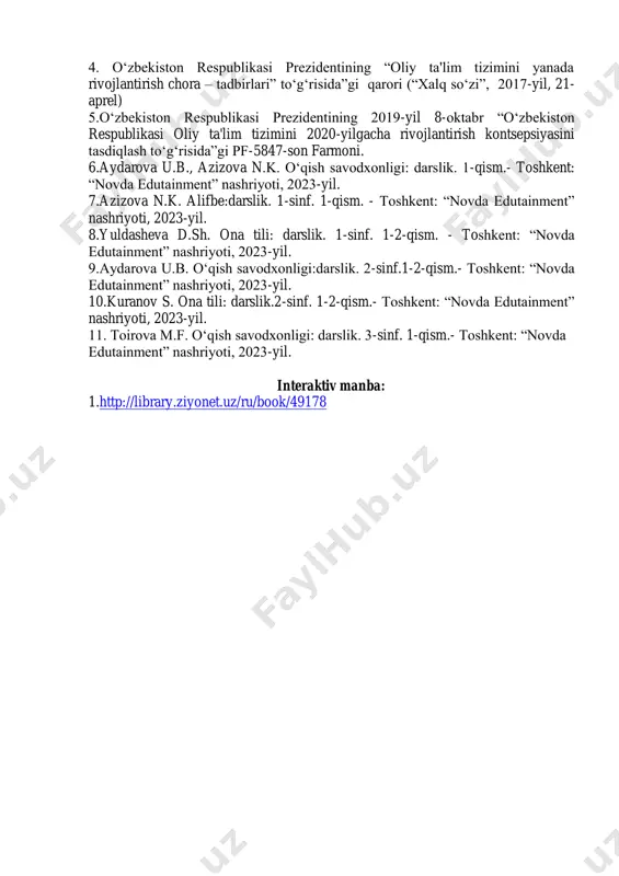 osan. tasvir yoki muhokama elementlari bo‘lgan hikoya tarzida uchraydi. har uchala janr uchun foydalanilgan material xarakterida ham, qurilishida ham, til vositalarini tanlash ham o‘z xususiyatlari mavjud. insho yoki bayonga tayyorlanayotganda o‘qituvchi (yoki o‘quvchi) matnning janr xususiyatlarini hisobga oladi. hikoya boshlang‘ich sinf o‘quvchilari uchun mos janr hisoblanadi. tasvirda syujet, qatnashuvi shaxslar bo‘lmaydi; unda tabiat, ayrim predmet va hodisalar tasvirlanadi. muhokama bog‘lanishli matnning anchagina qiyin shakli hisoblanadi, shuning uchun boshlang‘ich sinflar dasturida muhokama tarzida insho yozdirish tavsiya etilmaydi; o‘quvchilar inshoda muhokama elementlaridangina foydalanadilar. masalan, “qushlar uyasini nima uchun buzish mumkin emas”, “paxta – bizning boyligimiz” mavzularida og‘zaki hikoya tuzdirilsa yoki insho yozdirilsa, muhokama elementi, albatta , bo‘ladi. o‘qituvchi bog‘lanishli nutqni rejalashtirganda, turli janrda mashq qilinishi ko‘zda tutadi va o‘quvchilarga hikoya, tasvir va muhokama elementlarini o‘rgata boradi. boshlang‘ich nutq va uni o‘stirish vazifalari. mavzu yuzasidan topshiriq 1. mavzuni tushunish, chegarasini aniqlash va uni nisbatan to’liq yoritish ko’nikmasi. masalan, «biz uy ishlarida ota-onamizga qanday …