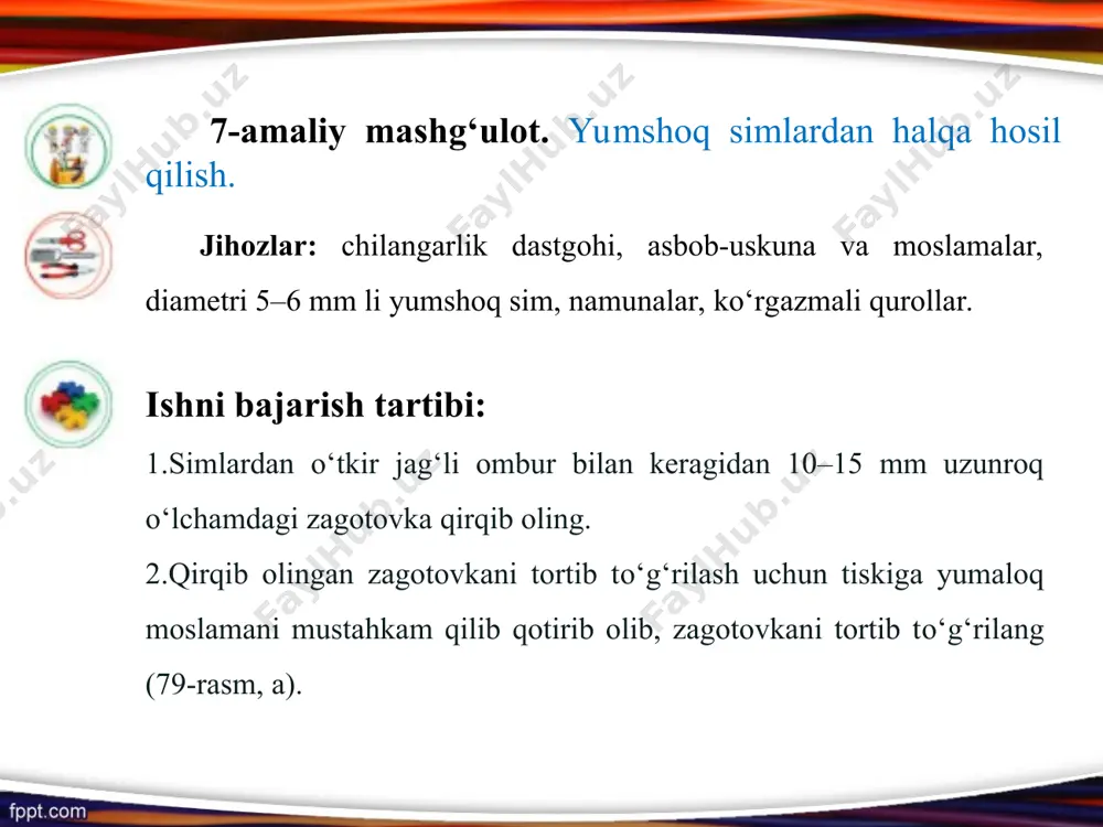 yumshoq simlarga ishlov berish 5-sinf - Page 3