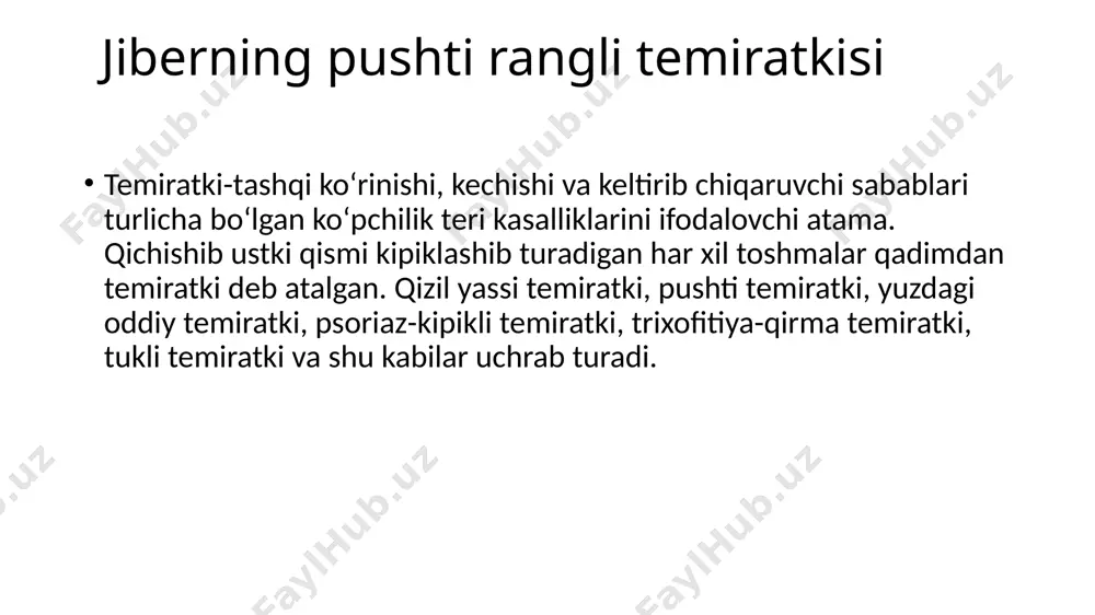 jiberning pushti rangli temiratkisi (pityriasis rosea gibert) - Page 3