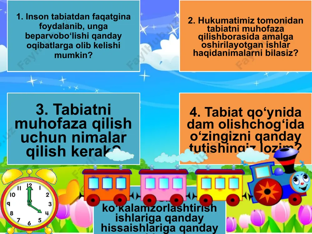 o‘zbekiston tabiatini muhofaza qilish dars ishlanmasi - Page 4