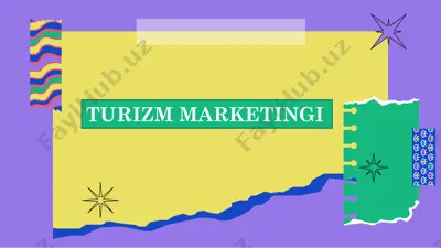 turizm marketingi — PPTX