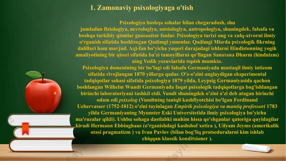 tsiyalari. gumanistik psixologiya kabi muhim tarafdorlari bor karl rojers, ibrohim maslou, gordon allport, erix fromm va rollo may. ularning gumanistik tushunchalari ham bog'liqdir ekzistensial psixologiya, viktor frankl "s logoterapiya, ijobiy psixologiya (martin seligman etakchi eksponatlardan biri bo'lgan), c. r. kloninger ga yaqinlashish farovonlik va belgi rivojlanishi, shuningdek shaxslararo psixologiya kabi tushunchalarni o'z ichiga olgan ma'naviyat, o'z-o'zidan ustunlik, o'z-o'zini anglash, o'zini o'zi amalga oshirish va ehtiyotkorlik. yilda kognitiv xulq-atvor psixoterapiyasi, shunga o'xshash atamalar ham kiritilgan bo'lib, ular orqali "birinchi to'lqin" boshlang'ich hisoblanadi xulq-atvor terapiyasi; "ikkinchi to'lqin", albert ellis "s kognitiv; va "uchinchi to'lqin" qabul qilish va majburiyat terapiyasi, bu qadriyatlarga intilishni ta'kidlaydi, o'zini anglash usullari, qabul qilish va psixologik moslashuvchanlik, qiyin o'rniga salbiy fikr sxemalari. "to'rtinchi to'lqin" - bu transpersonal tushunchalarni va ijobiy gullashni o'z ichiga olgan to'lqin, bu ba'zi tadqiqotchilar tomonidan uning heterojenligi va nazariy yo'nalishi uchun terapevt nuqtai nazariga qarab tanqid qilingan. hozir "beshinchi to'lqin" ilgari tushunchalarni birlashtiruvchi nazariyaga …