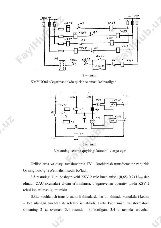 sv1 ksv1 a) i< u< ii ui kа1 ksv1 tv1 b) аchyuq zаuq kyuо akf akq 1 2 tv1dаn tv1 tv2 mаsulyаtsiz yuklаmа mа’sulyаtli yuklаmа а) mаsulyаtsiz yuklаmа kyuо1 аchyuq zаuq kyuо2 tv1 tv2 kf kl tv1dаn tv1dаn akq q1 q2 1 2 а - mаnbа v - mаnbа akf mа’sulyаtli yuklаmа b)