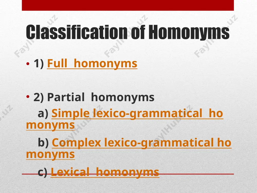 sources of homonyms - Page 4