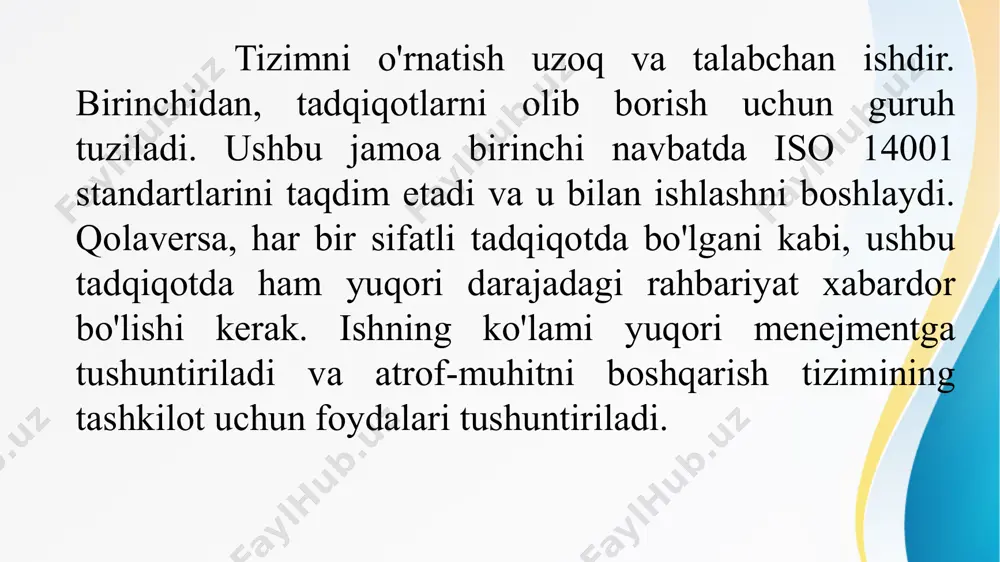 iso 14001 atrof-muhitni boshqarish tizimi sertifikatlash jarayoni - Page 5