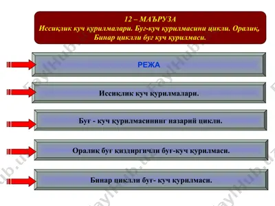 issiqlik kuch qurilmalari — PPT