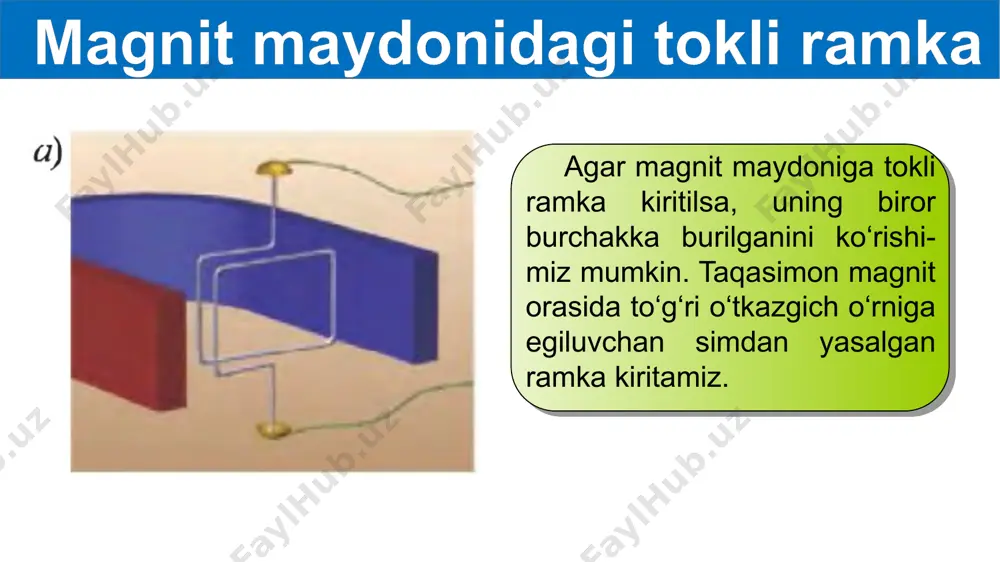 magnit maydonidagi tokli ramka - Page 4