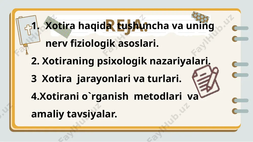 qisqa va uzoq muddatli xotiraning fiziologik mexanizmlari - Page 3
