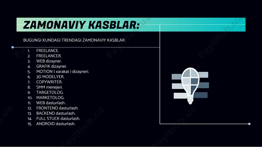 i veb-sahifa dizayni - bu grafik emas, balki informatsion dizayn. jarayon davomida veb-dizayner quyidagi vazifalarni hal qiladi: saytga tashrif buyuruvchilarning maqsad va vazifalarini aniqlash; sayt tuzilishini loyihalash va rejalashtirish; interfeysni rivojlantirish; navigatsiyani rivojlantirish; kontentni tayyorlash va sifat nazorati. web-dizayner grafik dizayner grafik dizayner atrof-muhitni grafik vositalari bilan bezash bilan shug’ullanadi. bu kasb chizmachilik, rassomchilik va informatika faniga qiziqqanlar uchun to’g’ri keladi. grafik dizaynerlar, albatta, dizayn bilan shug'ullanadi, ammo to'qimachilik dizayni, na me'moriy dizayn ularning vazifalariga kirmaydi. ularning faoliyat sohasi- kitoblar, gazetalar va jurnallar sahifalari, veb-saytlar va reklama, interaktiv kompyuter dasturlaridir. grafik dizayn bu kasb egalari nima ish qiladi: kitoblar, jurnallar, gazetalar, bukletlar va boshqa bosma mahsulotlarning maketlari ustida ishlaydi. yodgorlik mahsulotlarini ishlab chiqaradi. qadoqlash materiallari dizayni bilan shug'ullanadi. turli xil mahsulotlarni yaratadi: shriftlar, logotiplar, ramzlar, savdo belgilari va boshqalar. grafik dizayn bu kasb egalari nima ish qiladi: kitoblar, jurnallar, gazetalar, bukletlar va boshqa bosma mahsulotlarning maketlari ustida ishlaydi. yodgorlik mahsulotlarini …