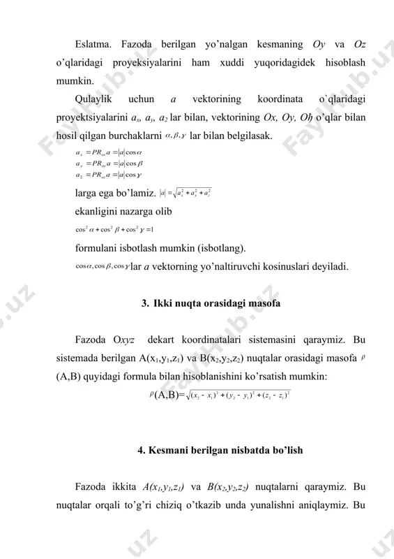fazoda koordinatalar metodi - Page 5