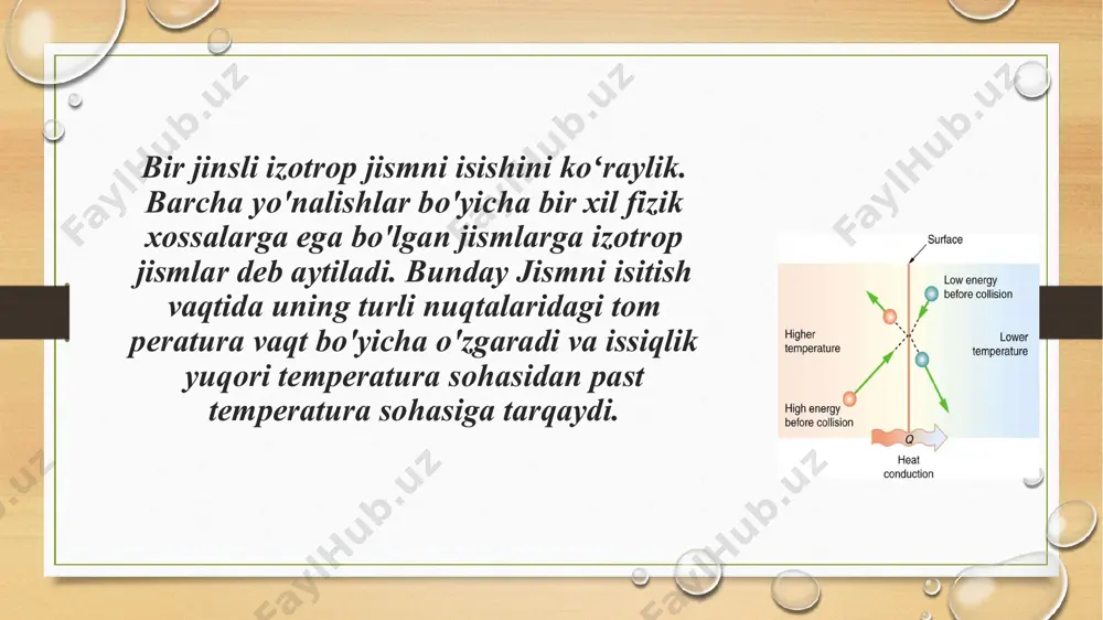 issiqlik o'tkazuvchanlik hodisasi - Page 5