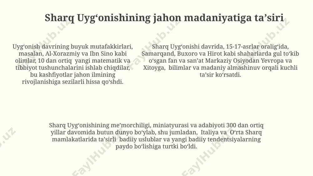 sharq uygʻonish davrida ijtimoiy va madaniy taroqqiyot - Page 5