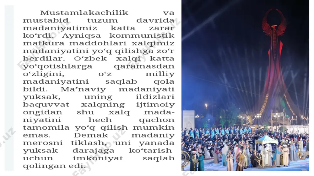 mustaqillik va madaniy taraqqiyot - Page 3
