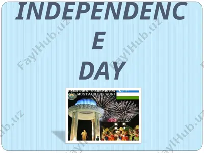 independence day — PPT