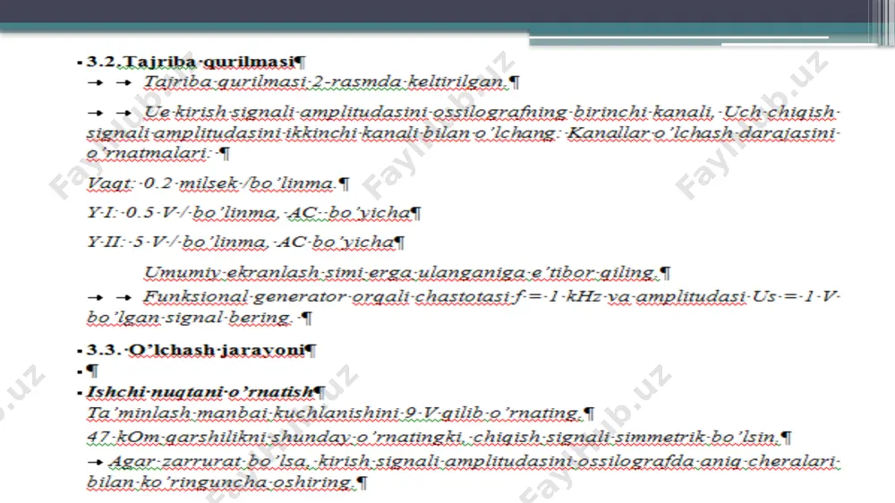 tranzistorli kuchaytirgichlar - Page 3