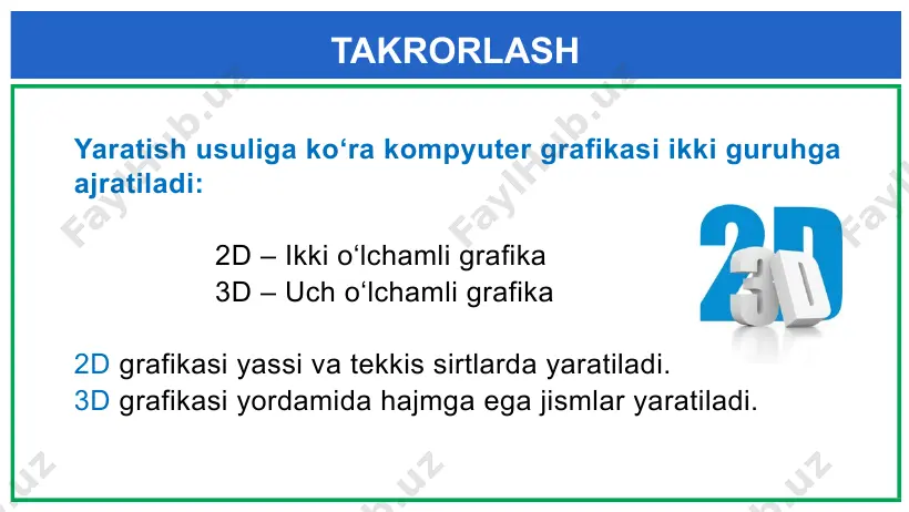 photoshop cc 2020 hisoblanadi. bu darsturlardan dastlabkilari asosan yakka holda ishlagan bo‘lsa, ikkinchi guruhida adobe kompaniyasining boshqa mahsulotlari bilan birga ishlash, ular bilan ma’lumot almashish imkoniyatlari paydo bo‘ldi. oxirgi guruhga tegishlilarida esa internetda saqlangan tasvirlarni bir paytda turli operatsion tizimlarda ishlaydigan turli kompyuterlar, planshetlar va telefonlardan bir paytda foydalangan holda qayta ishlash imkoniyatlari yaratildi. photoshop yordamida quyidagi amallarni bajarish mumkin photoshopning uskunalar panelida 70 dan ortiq uskuna borligining o‘zi ham uning imkoniyatlari qay darajada kengligidan dalolat berib turadi. phptoshopda o‘nlab politralar bo‘lib, ular dasturda ishlashni osonlashtirishi bilan birga uning imkoniyatlarini yanada kengaytiradi. natijada fotosuratga qo‘llanilgan effektlar uning tanib bo‘lmas darajada o‘zgarishiga olib keladi. photoshop ranglarni rostlash, oq-qora suratlarga rang berish yoki aksincha, rangli suratlarni oq-qoraga o‘tkazish, fotosuratlarni chop etishga tayyorlash kabi amallar oson bajariladi. photoshop asosan, tayyor fotosuratlarni qayta ishlash uchun mo‘ljallangan bo‘lishiga qaramay, unda hayotda va tabiatda uchramaydigan yangi fantastik suratlarni yaratishning keng imkoniyatlari mavjud. photashop dasturining interfeysi asosiy …