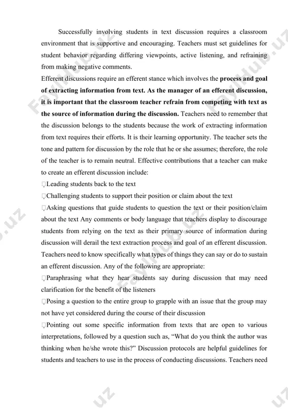ion. simple structures, such as numbered heads and think‐pair‐share, enhance student participation and accountability and are easily incorporated into the sequence of instruction. there are many other ideas for structures teachers can use to keep students engaged and motivated. two examples adapted from the book total participation techniques are described below. bounce cards: students consider the ideas of their peers and share their own idea off of it (develop or expand the idea). students summarize the information shared by their peers (rephrase) and make comments on specific parts. students raise inquiry about what their peers share. the teacher should practice modeling a good conversation and the “wrong way” to hold a conversation prior to having students engage in this activity. point of view team carousel: the teacher creates a prompt that requires students to utilize their judgment and the content presented to take a position; this is recorded on the …