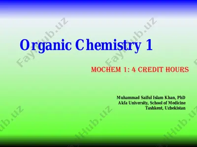 organic chemistry 1 — PDF