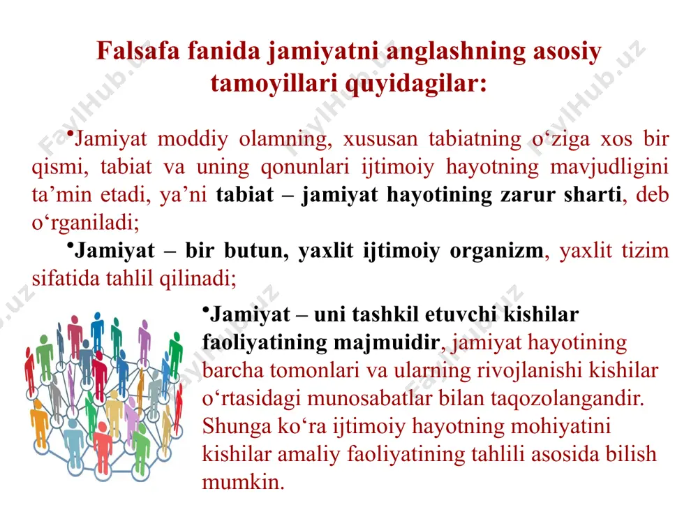 id gerder (1744-1803) o‘zining «insoniyat tarixi falsafasiga doir g‘oyalar» (1784) asarida ilk bor barcha xalqlarni o‘z ichiga qamrab olgan yagona umuminsoniy kelajakka olib keluvchi tarixiy jarayonning birligi g‘oyasini ilgari surdi. jahon tarixiy jarayonini aynan shu tarzda anglashni u tarix falsafasining predmeti sifatida qaragan. hozirgi davr istoriosofik bilimlar tizimida uchta asosiy yo‘nalish ajratib ko‘rsatilmoqda. bular: a) tarixiy jarayonni umumlashtirish (alohida «tarixlarni» yagona jahon tarixiga jamlash); b) tarixning ma’nosini axtarib topish va v) tarixiy bilish metodologiyasini yaratishdan iborat. tarix falsafasining predmeti, tuzilishi va funksiyalari. «tarix falsafasi» nima va uning predmeti nimadan iborat? «tarix falsafasi – falsafaning tarixiy jarayonni va tarixiy bilishni talqin qilish bilan bog‘liq bo‘lgan bo‘limi». tarix falsafasi falsafaning tarkibiy qismi hisoblanadi. tarix falsafasining predmeti esa tarixiy jarayon va tarixiy bilishni talqin qilish, ularning mazmunini yoritib berishdan iborat. ammo bu tarix falsafasini tavsiflashga nisbatan birdan-bir yondashuv emas, chunki tarixiy rivojlanish jarayonida tarix falsafasining predmeti va muammolari sezilarli darajada o‘zgargan va hozirgi …